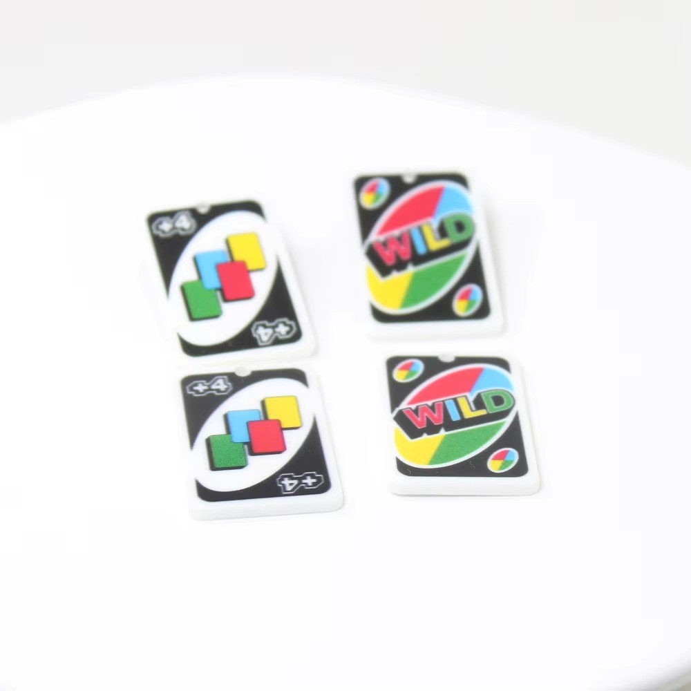 Jewelry Making Game - 8Pcs/Lot Peker Game Card Charm Acrylic
