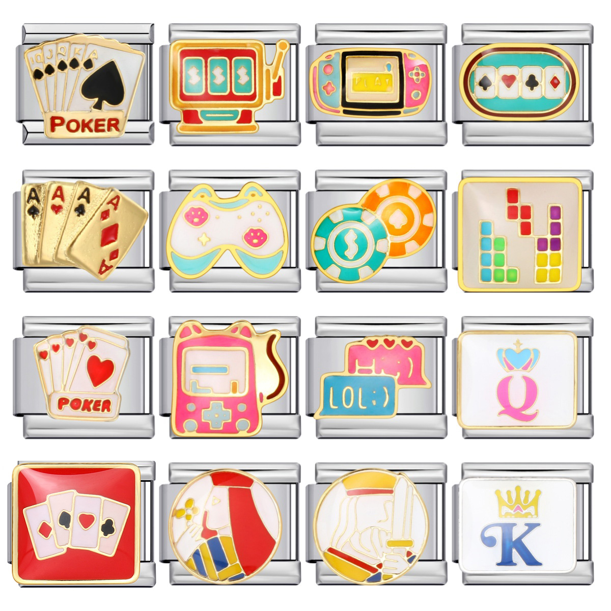 Jewelry Making Game - Design Y2K Colorful Game Console Chess