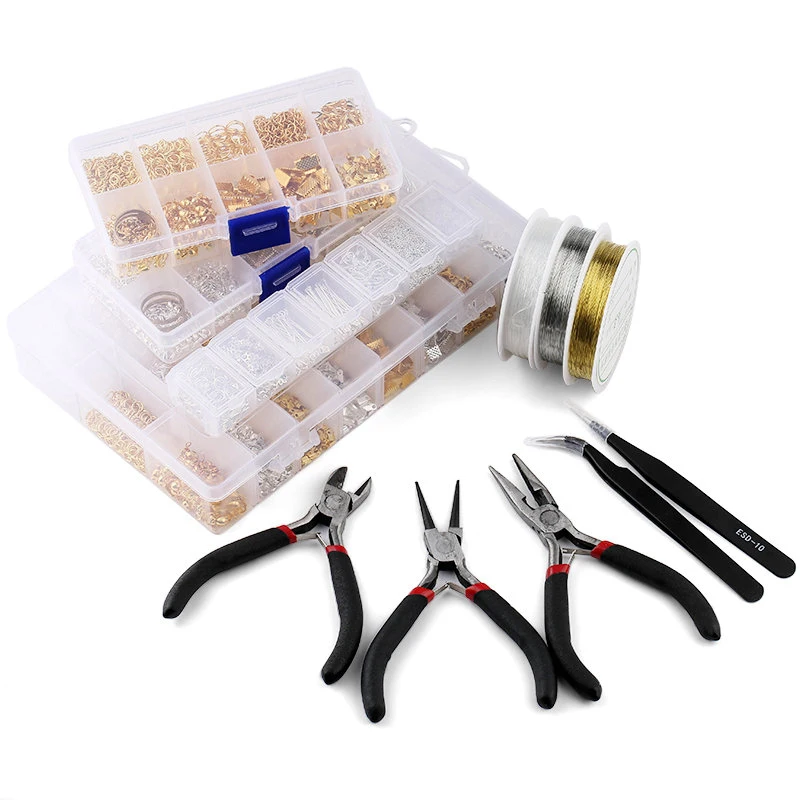 Jewelry Making Set - Jewelry Findings Tool Set Open Jump