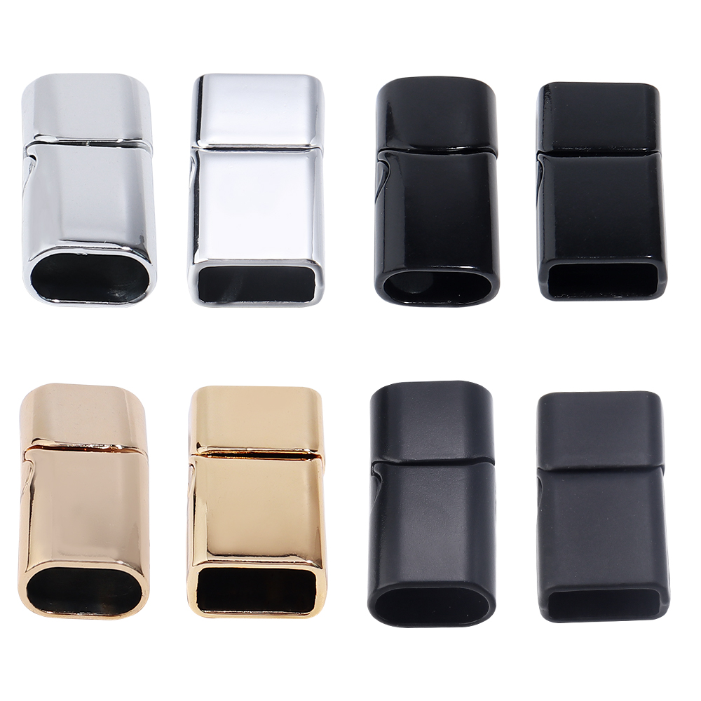 Jewelry Making Materials - 5Pcs Alloy Magnetic Clasps Round Square