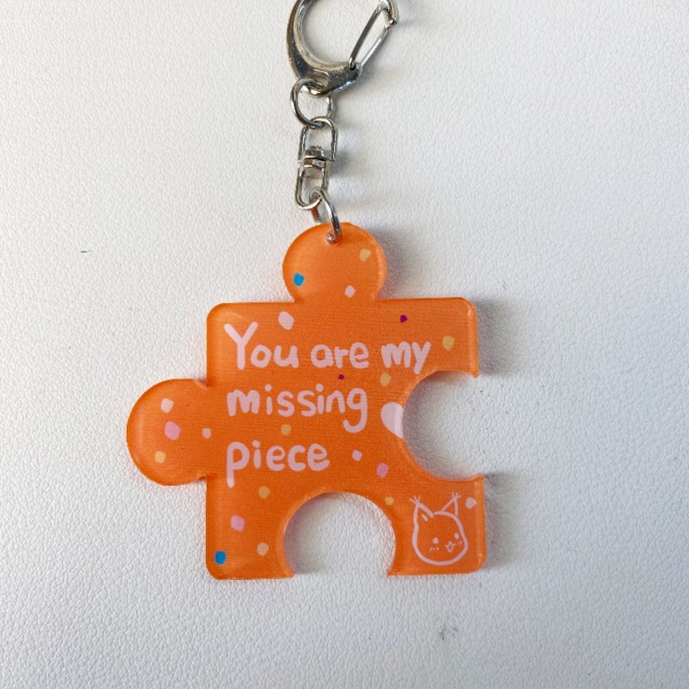 Creative Acrylic Puzzle Keycha - Jewelry Making Game recension och pris