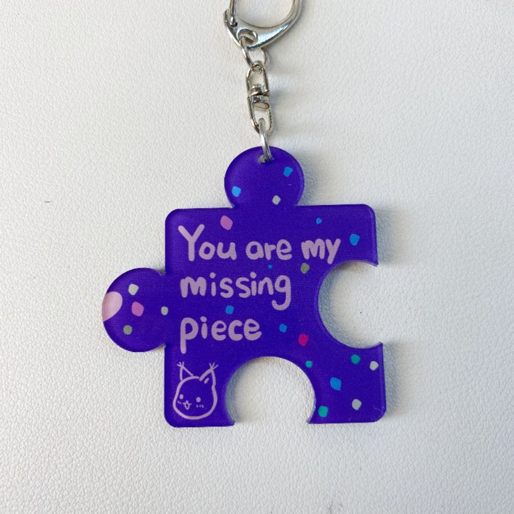 Creative Acrylic Puzzle Keycha - Jewelry Making Game recension och pris