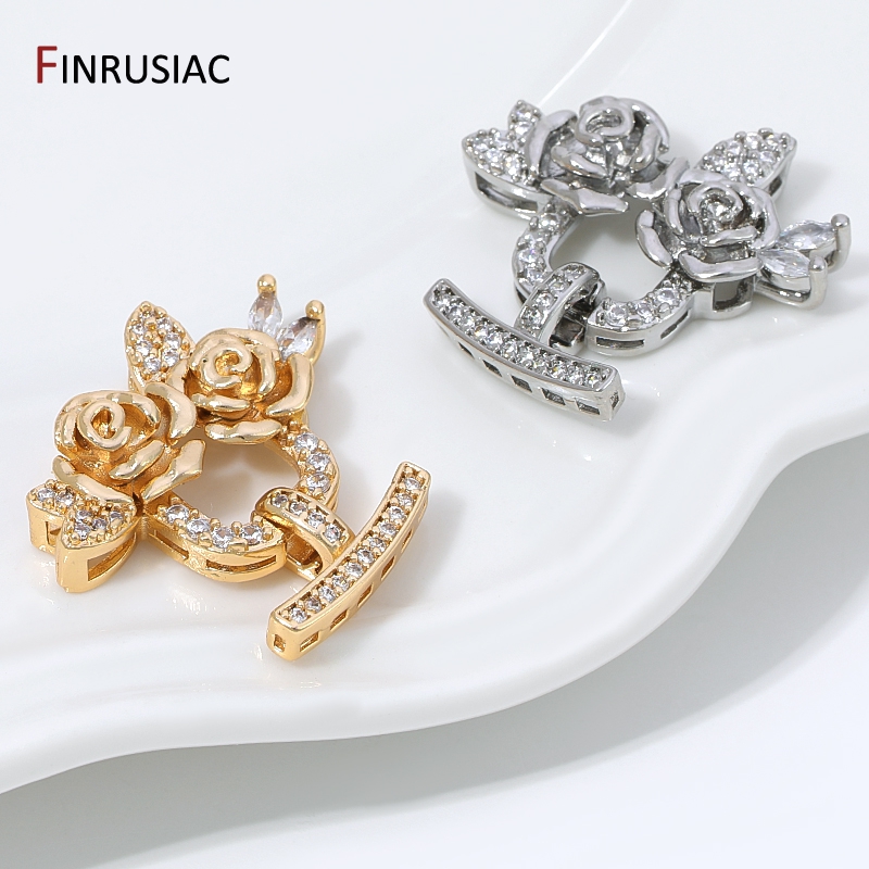 14K Gold Plated Brass Zircon F - Jewelry Making Articles recension och pris