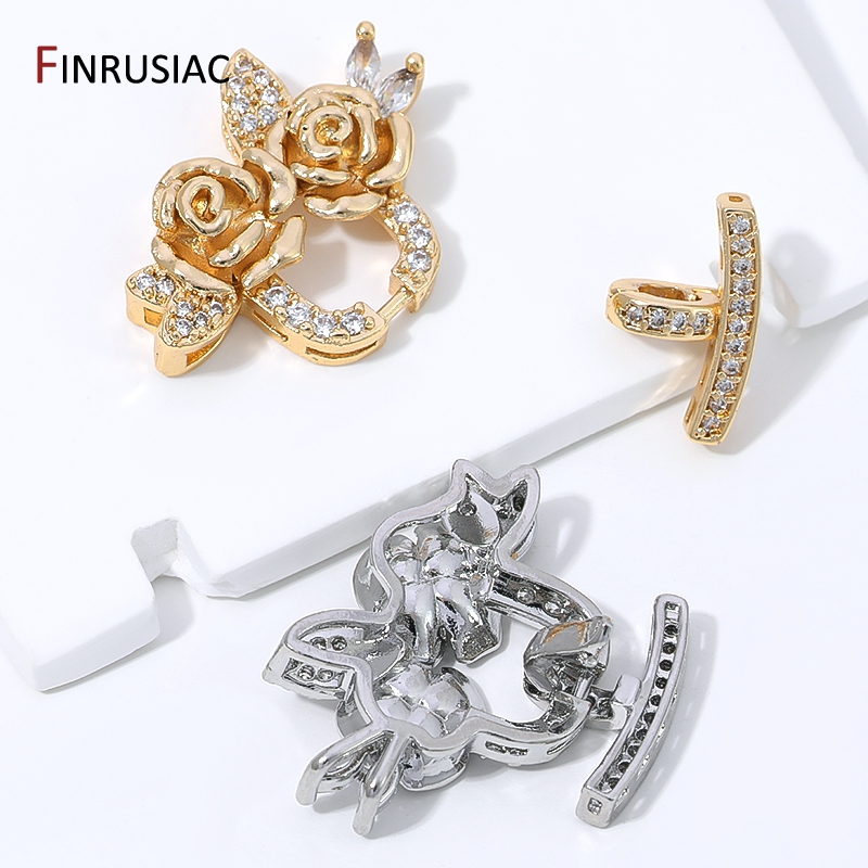14K Gold Plated Brass Zircon F - Jewelry Making Articles recension och pris