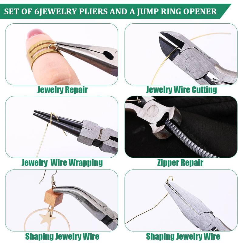 Jewelry Making Tool Set with N - Jewelry Making Needle Nose Pliers recension och pris
