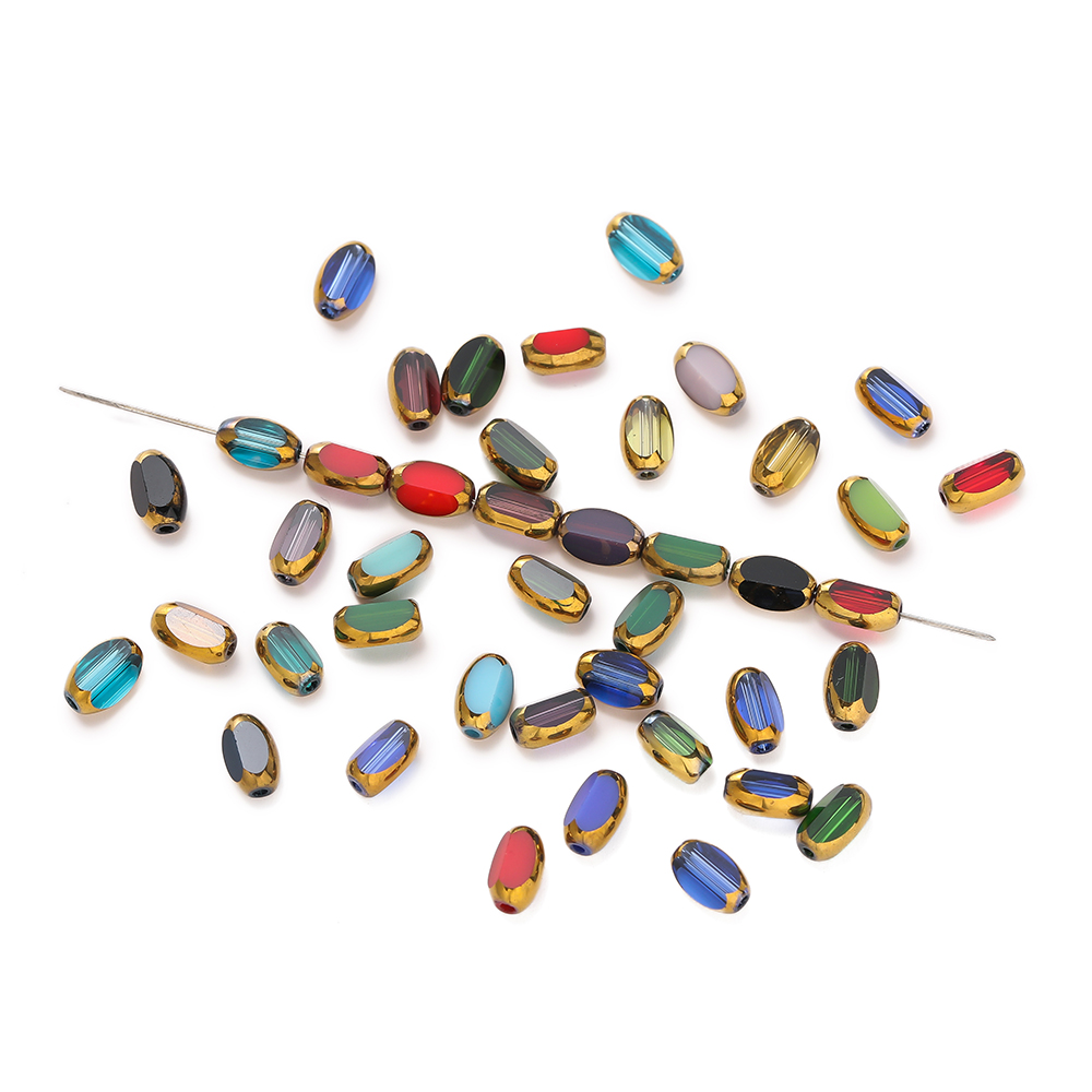 20pcs/Lot Oval Glass Beads Pla - Crystal Bead Mix recension och pris