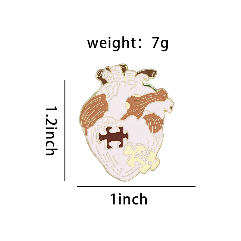 Heart Shape Enamel Pin Starry  - Jewelry Making Game recension och pris