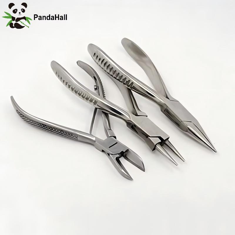 PandaHall 3pcs/set Carbon Stee - Jewelry Making Needle Nose Pliers recension och pris