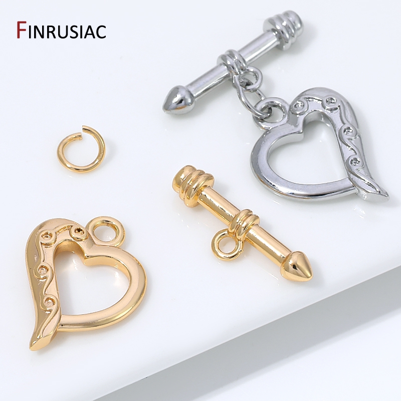 14K Gold Plated Brass Heart Sh - Jewelry Making Articles recension och pris