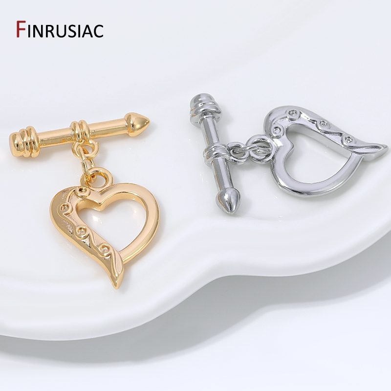 14K Gold Plated Brass Heart Sh - Jewelry Making Articles recension och pris