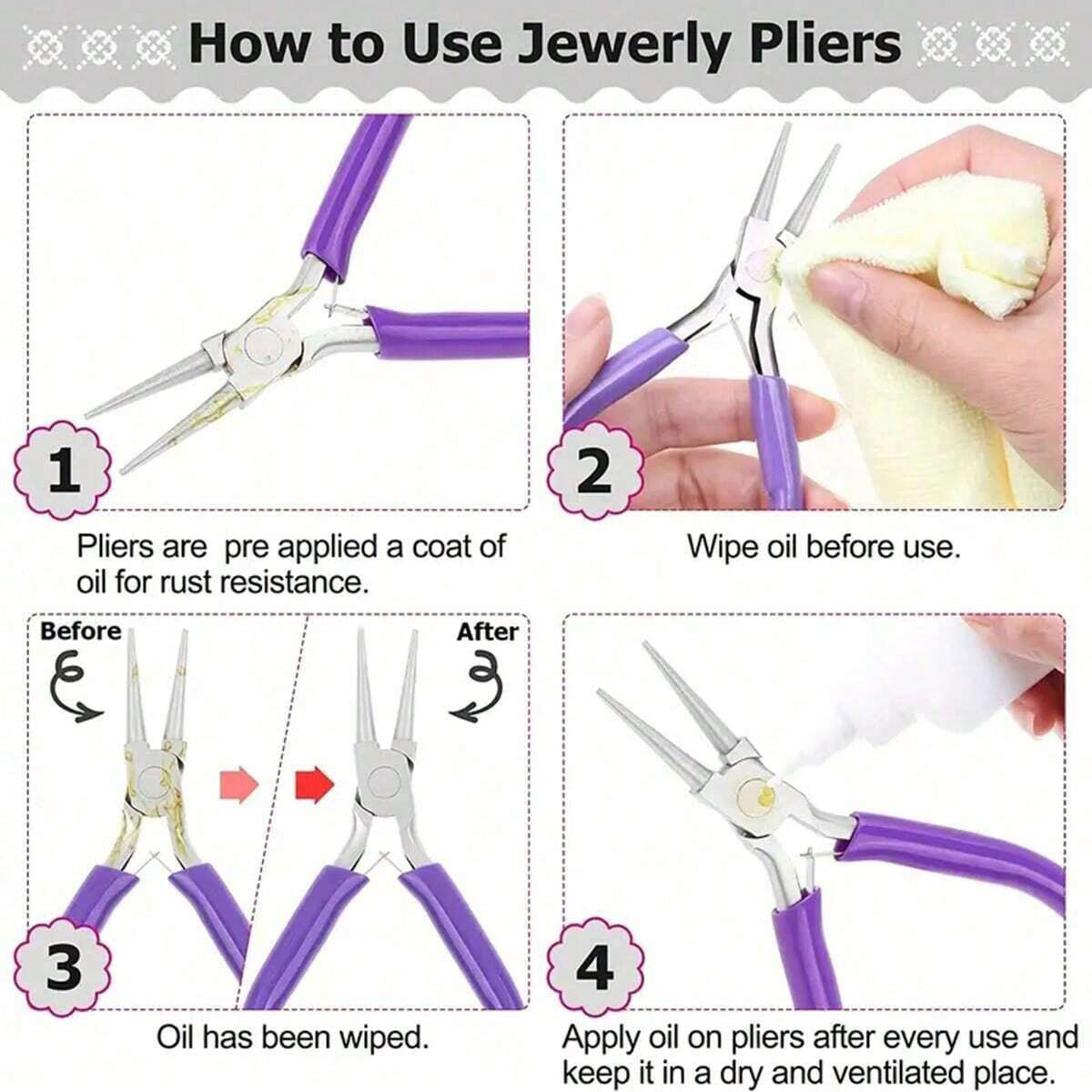 6/5/3pcs Jewelry Making Tools  - Jewelry Making Needle Nose Pliers recension och pris