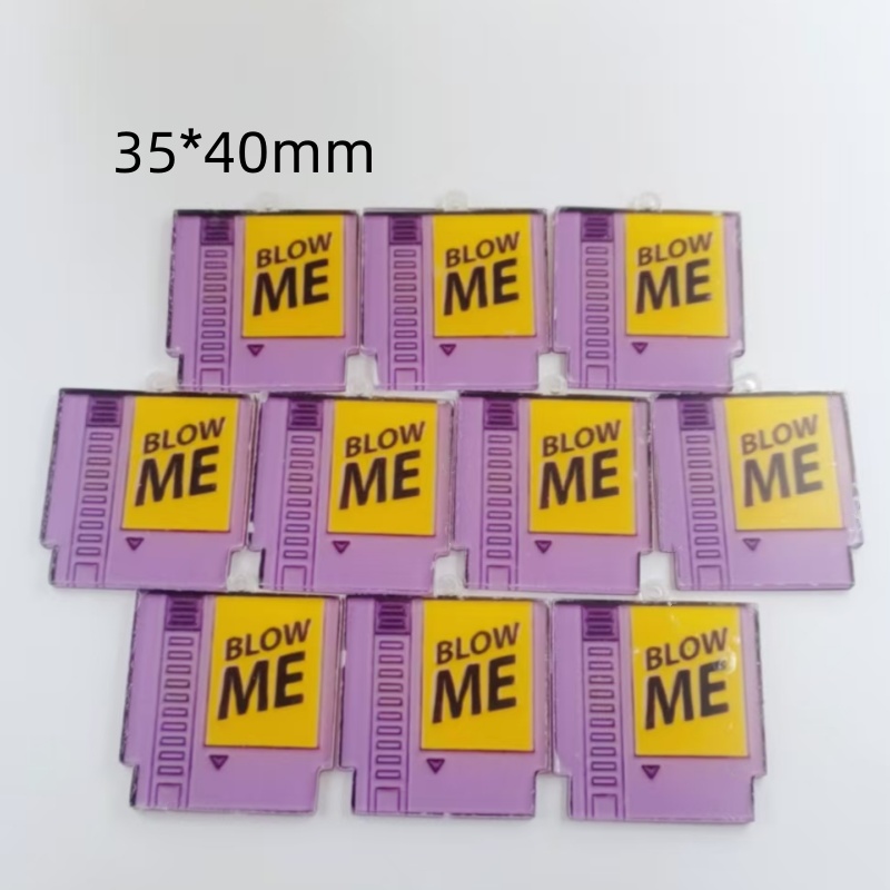10pcs acrylic video game conso - Jewelry Making Game recension och pris