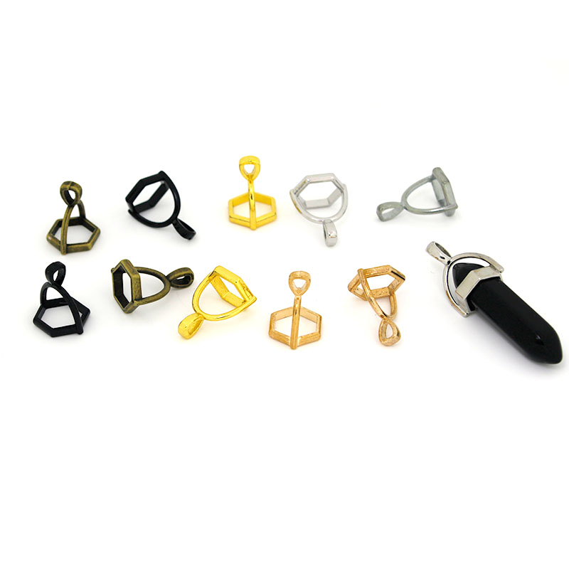 20Pcs Hexagonal Gemstone Cap N - Jewelry Making Materials recension och pris