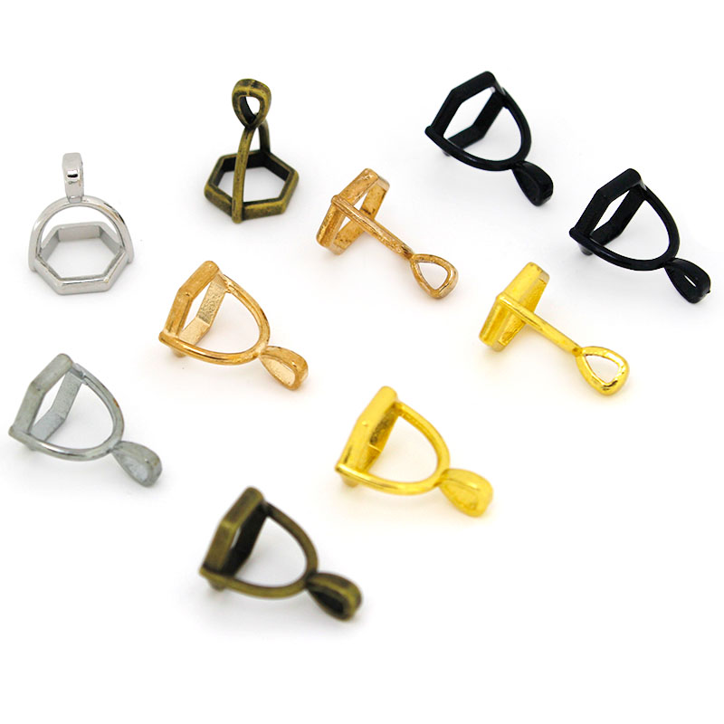 20Pcs Hexagonal Gemstone Cap N - Jewelry Making Materials recension och pris