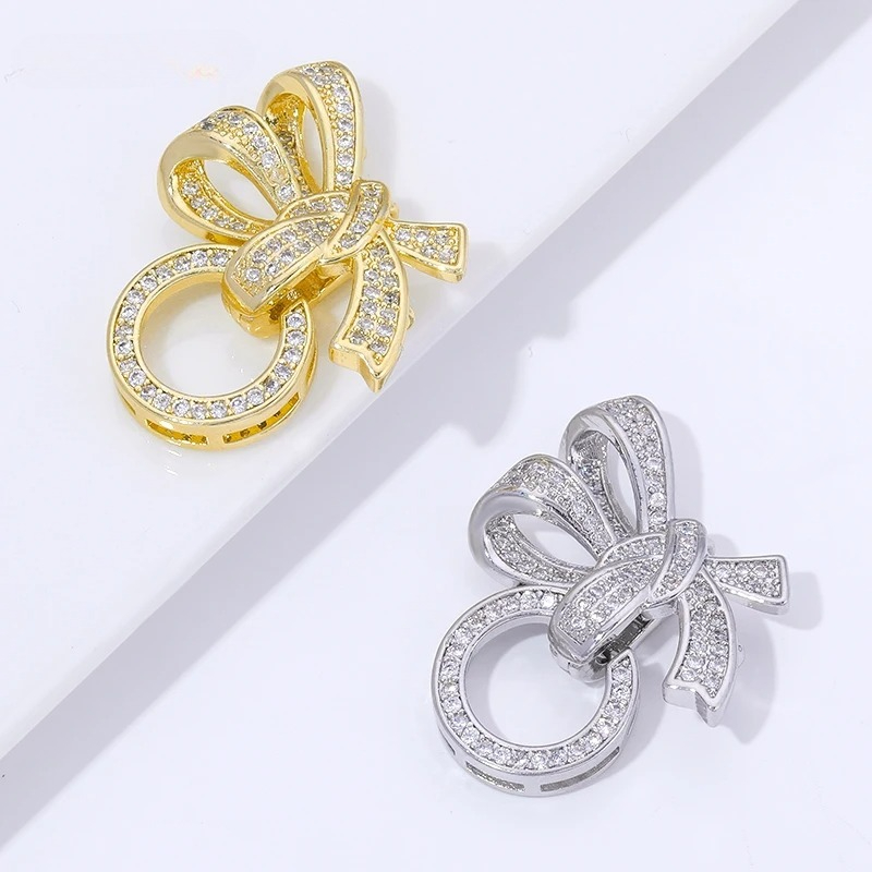 18K Gold Plated Pearl Clasps C - Jewelry Making Articles recension och pris