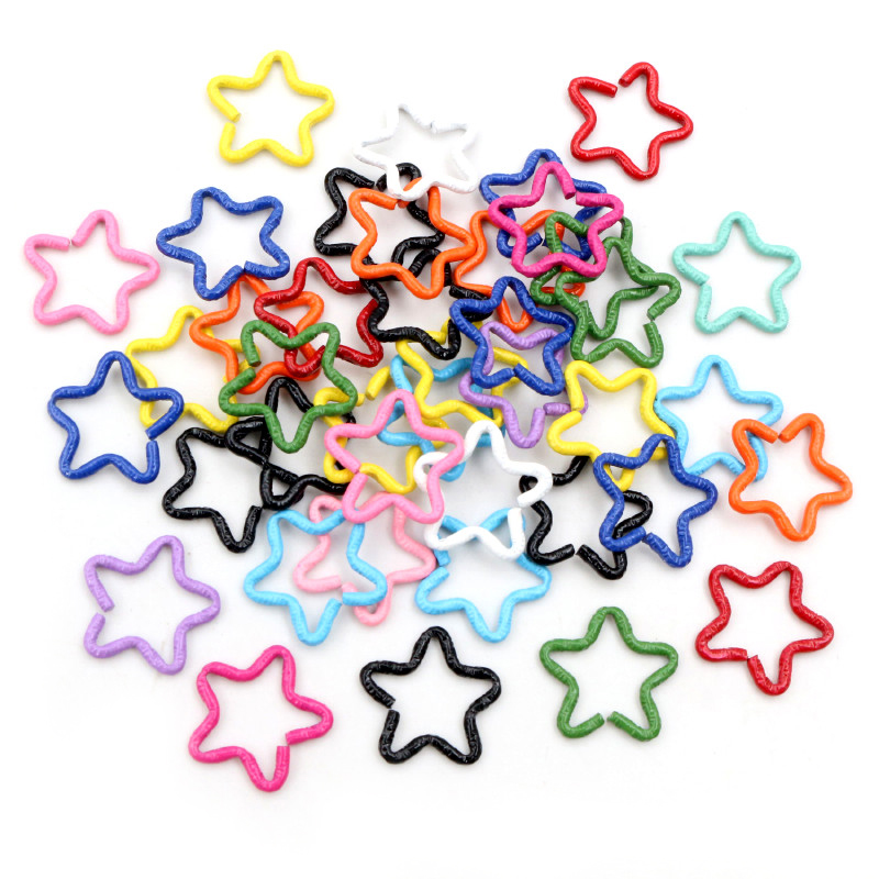 Colorful Mixed Alloy Split Jum - Jump Ring Assorted recension och pris