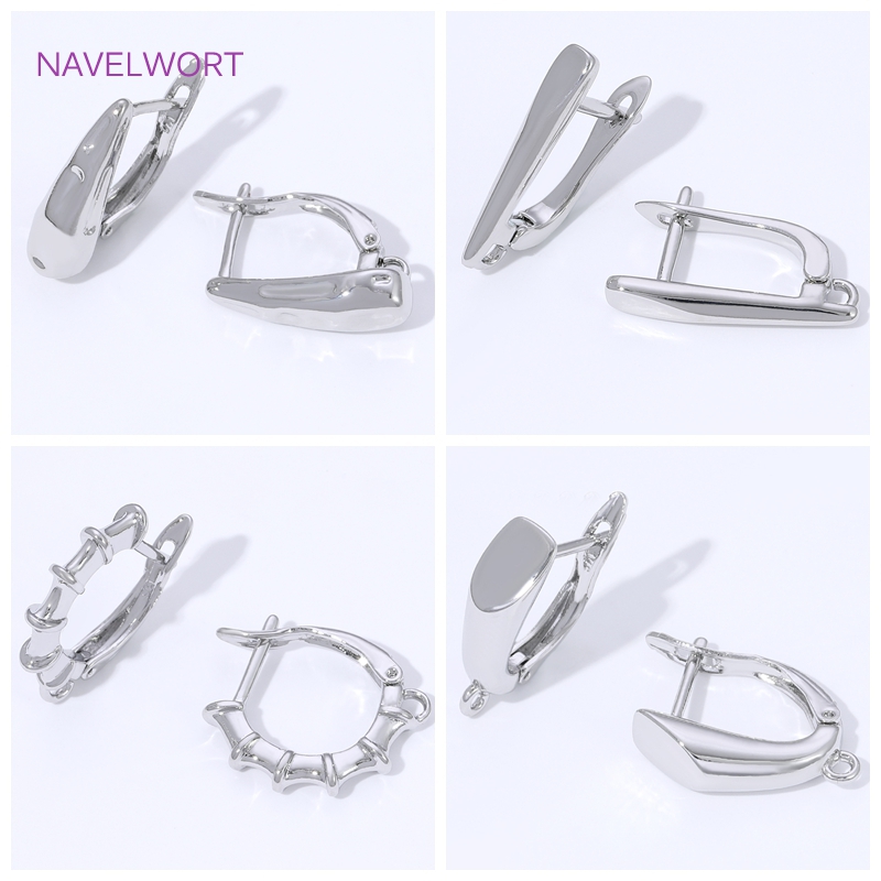 18K Gold Plated Smooth Earring - Jewelry Making Set recension och pris