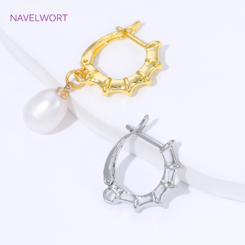 18K Gold Plated Smooth Earring - Jewelry Making Set recension och pris