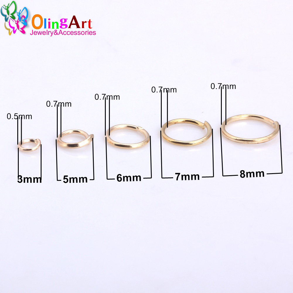 OlingArt KC Gold Plating Jump  - Jump Ring Assorted recension och pris