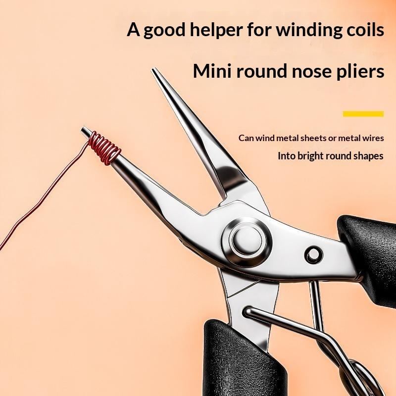 Stainless Steel Curved Mini Ne - Jewelry Making Needle Nose Pliers recension och pris