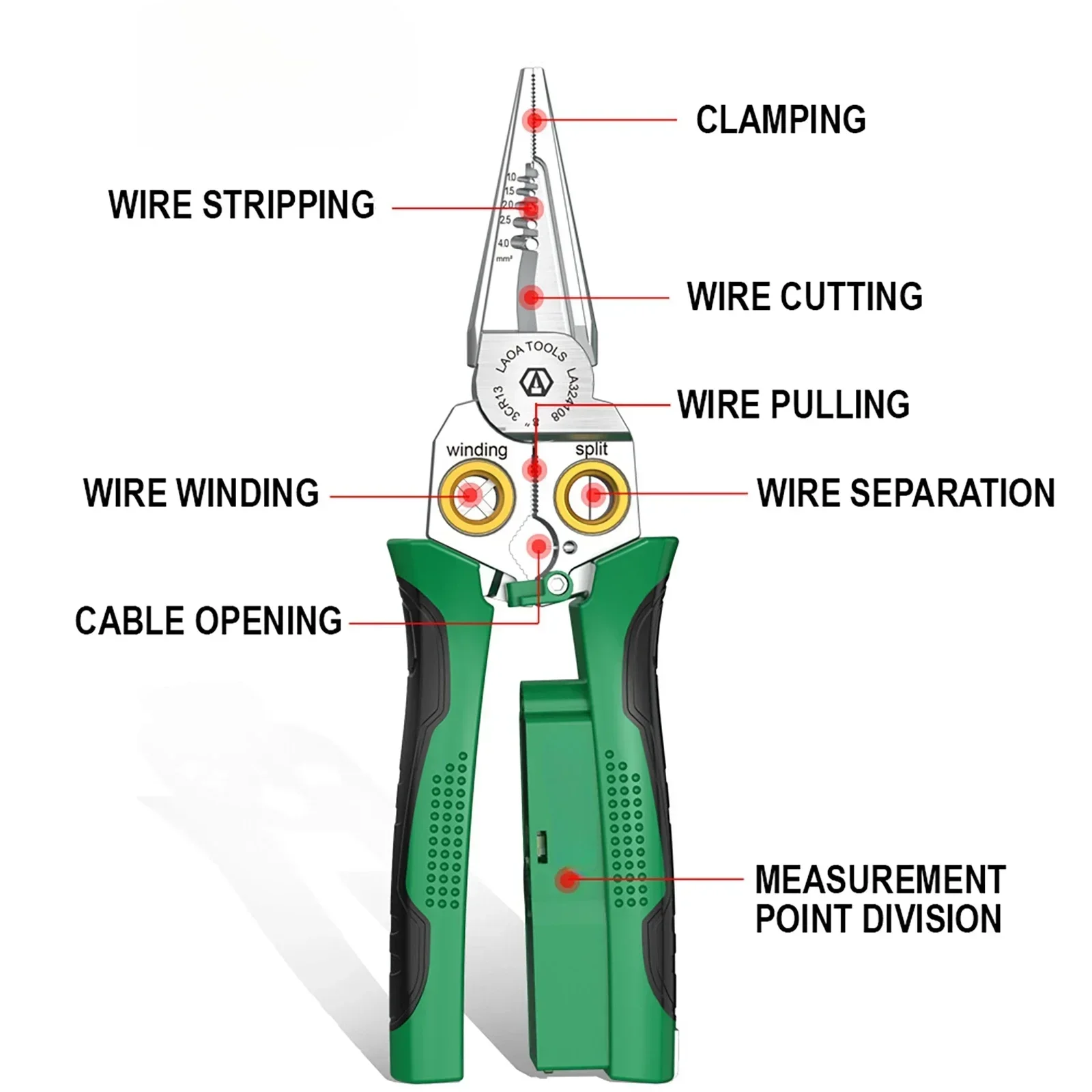 8 in 1 Stainless Steel Wire St - Jewelry Making Needle Nose Pliers recension och pris