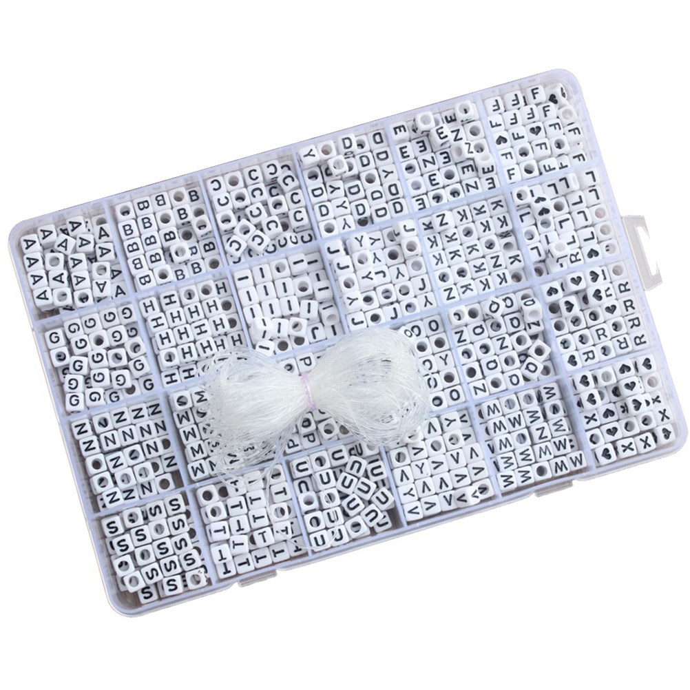 1200pcs Alphabet Beads Set 6Mm - Jewelry Making Game recension och pris