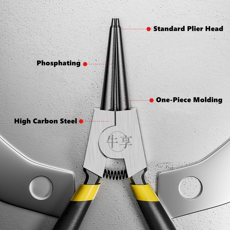 6/7 inch 4pcs/set Circlip Plie - Jewelry Making Needle Nose Pliers recension och pris