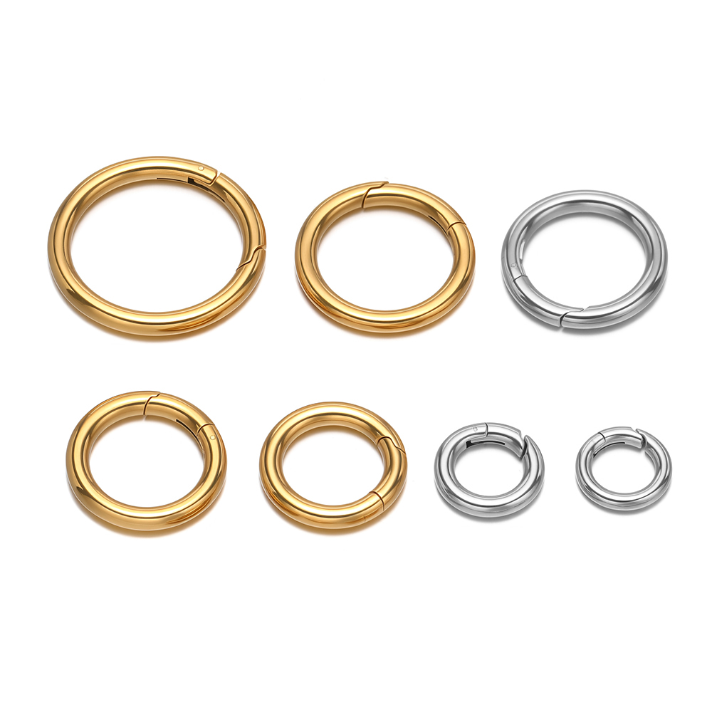 2Pcs/Lot Round Spring Clasps S - Jewelry Making Materials recension och pris