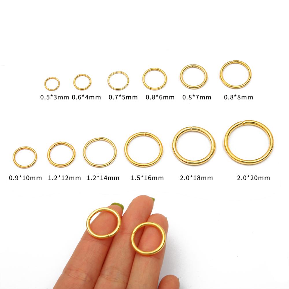 50-500Pcs 3-18mm Loop Key Spli - Jump Ring Assorted recension och pris