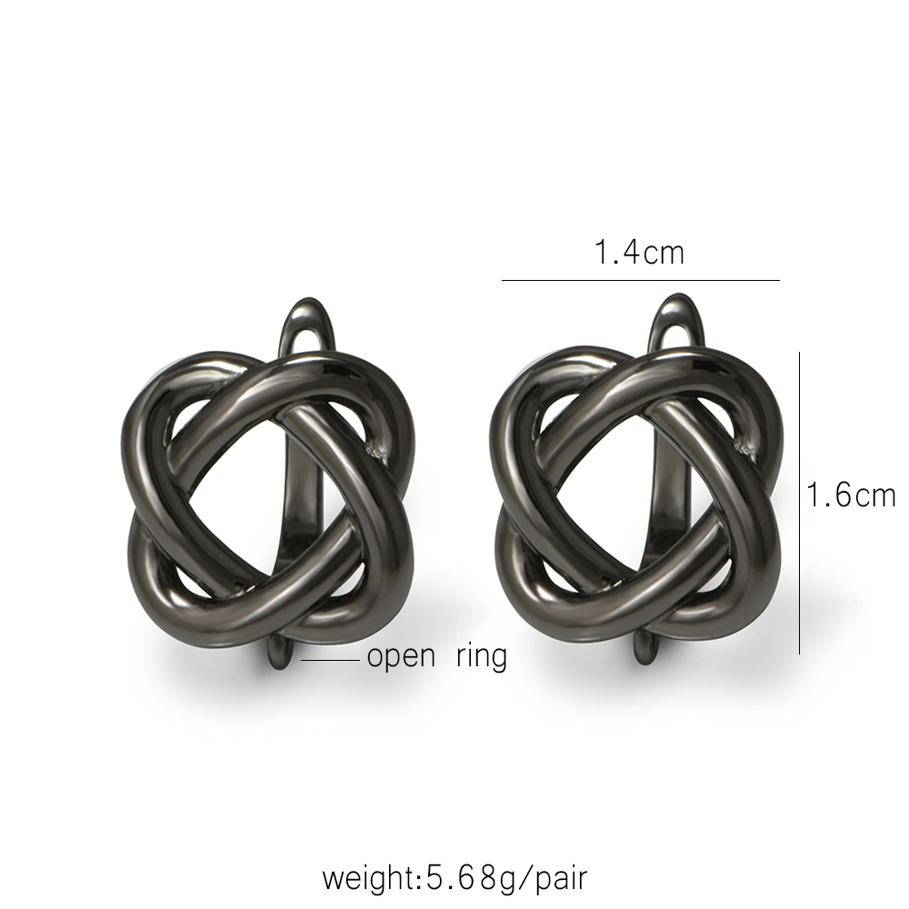 YANASI 1 Pair Gun Black  Brass - Jewelry Making Articles recension och pris