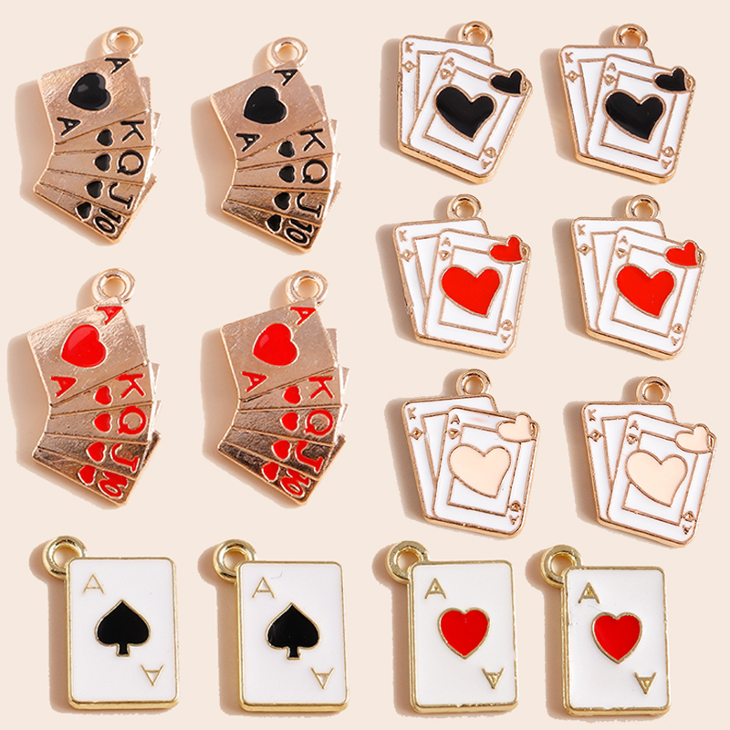 10pcs Poker Game Ace Broadway  - Jewelry Making Game recension och pris