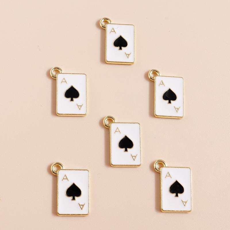 10pcs Poker Game Ace Broadway  - Jewelry Making Game recension och pris