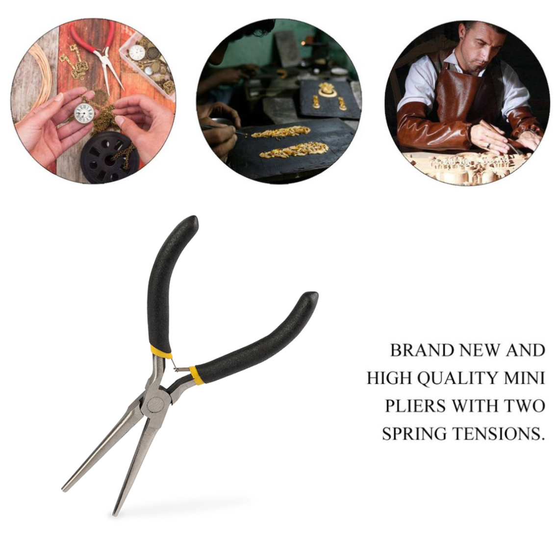 Mini Needle Nose Pliers Carbon - Jewelry Making Needle Nose Pliers recension och pris
