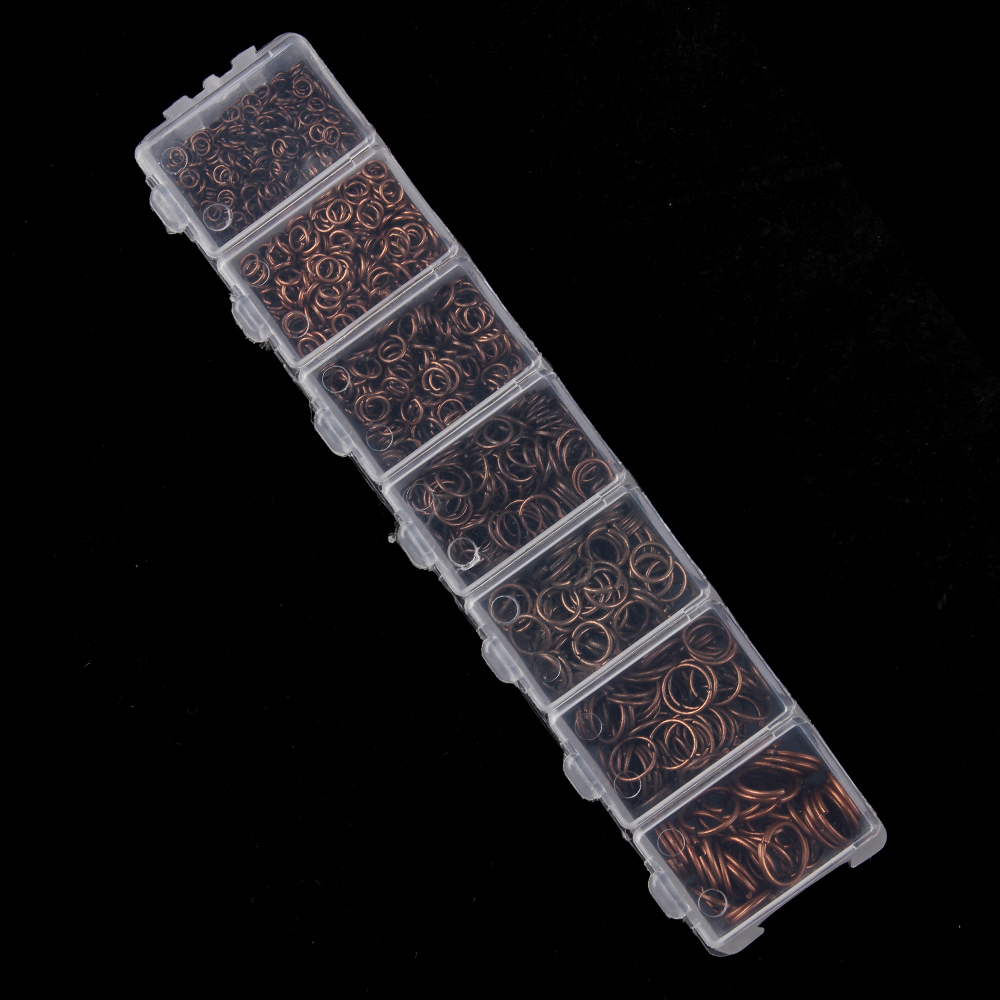 1450pcs/lot Multi Color Mix Si - Jump Ring Assorted recension och pris