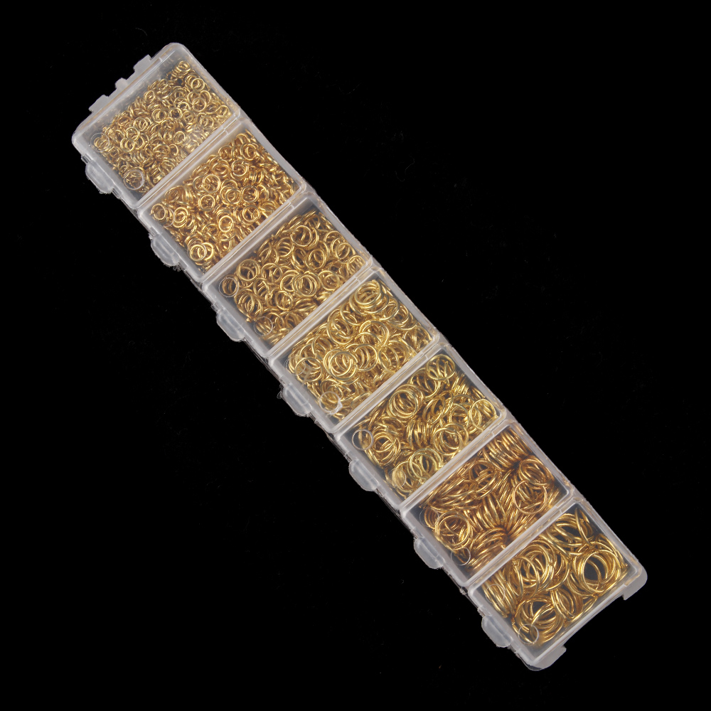 1450pcs/lot Multi Color Mix Si - Jump Ring Assorted recension och pris