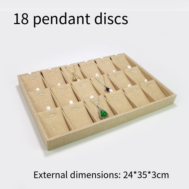 Elegant Linen Jewelry Display  - Jewelry Making Organizer recension och pris