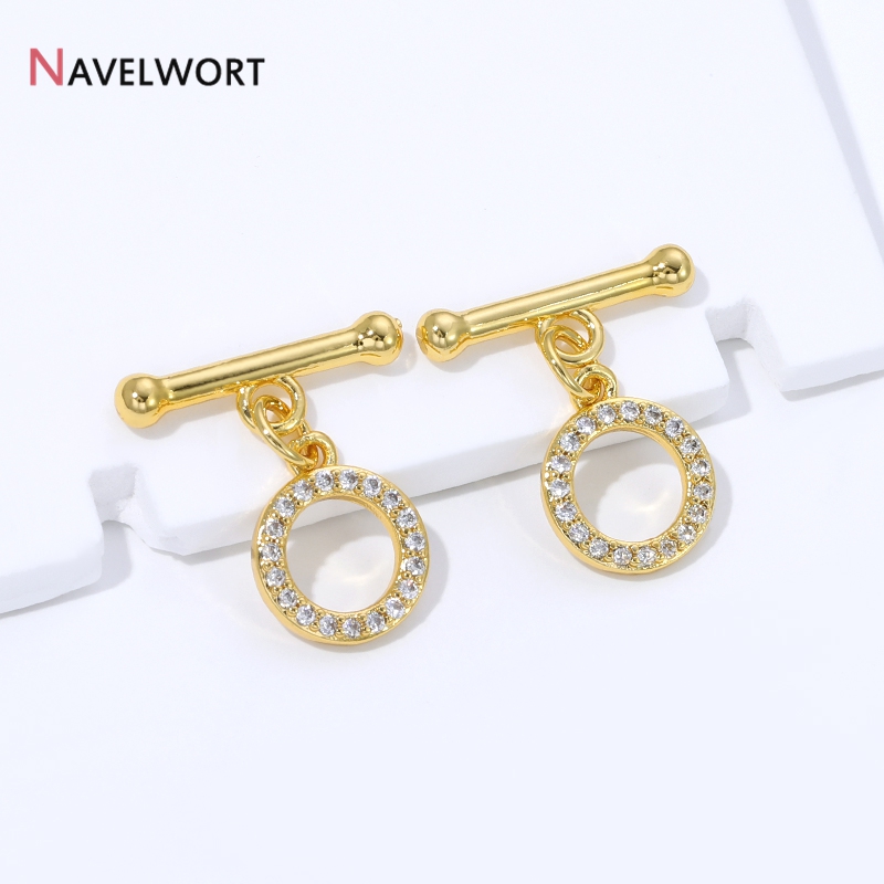 18K Gold Plated Brass Inlaid Z - Jewelry Making Articles recension och pris
