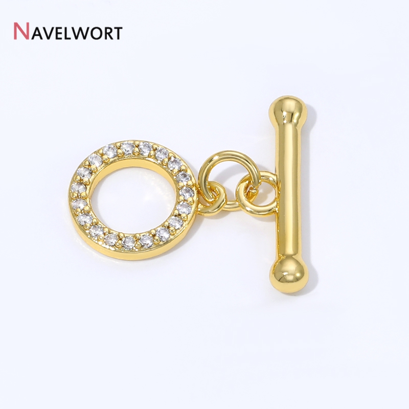 18K Gold Plated Brass Inlaid Z - Jewelry Making Articles recension och pris