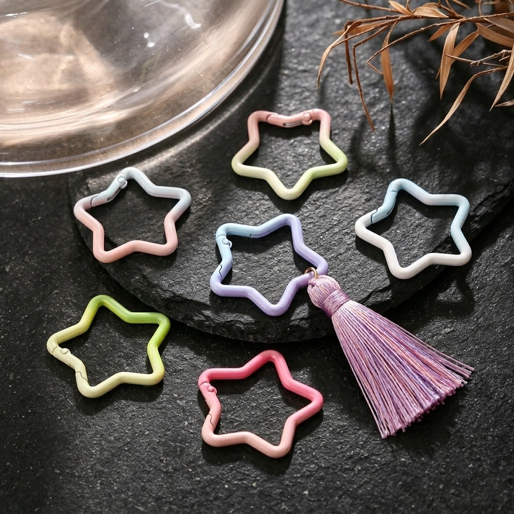 5PCS Gradient Star Shape Sprin - Jewelry Making Articles recension och pris