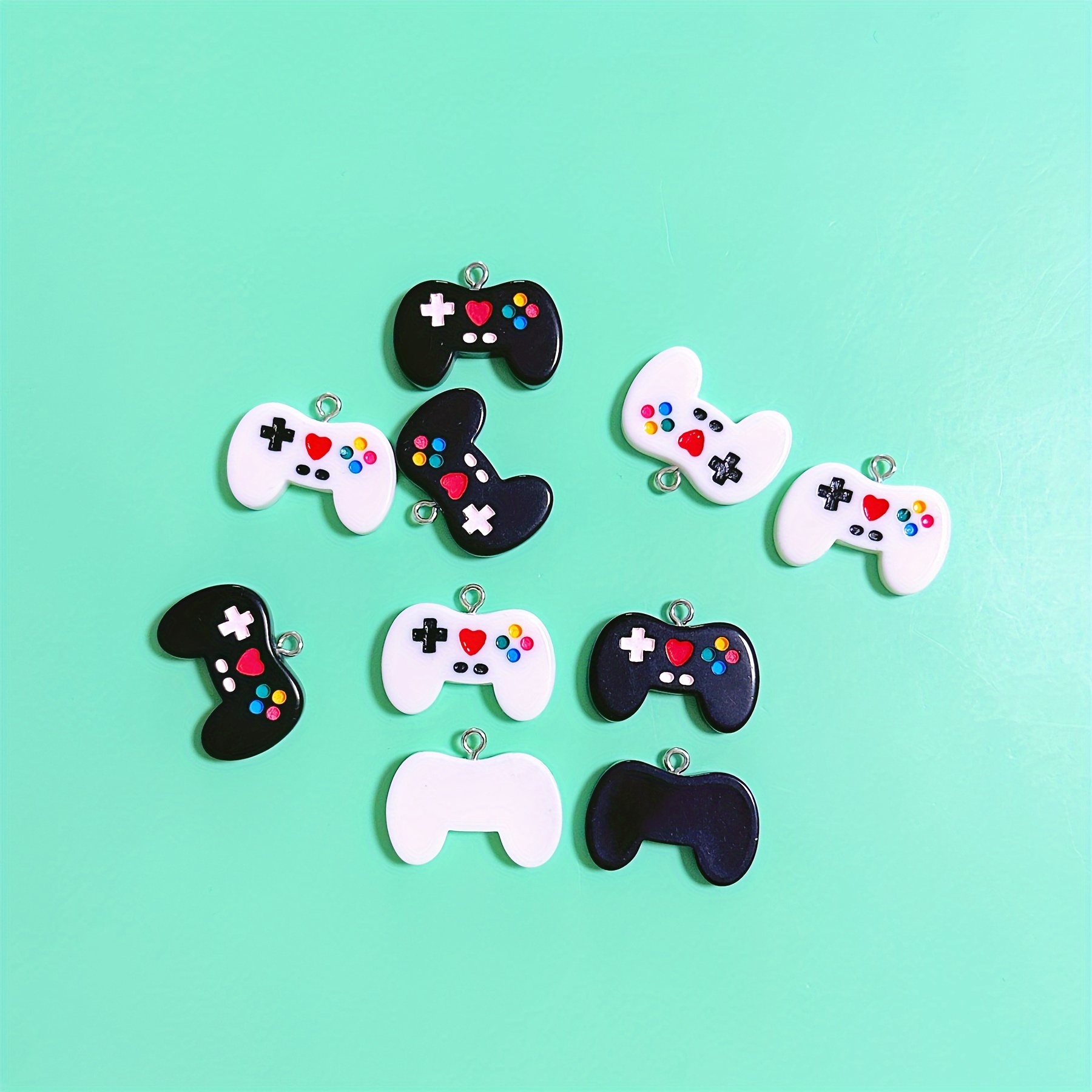 10Pcs Black Game Controller Re - Jewelry Making Game recension och pris