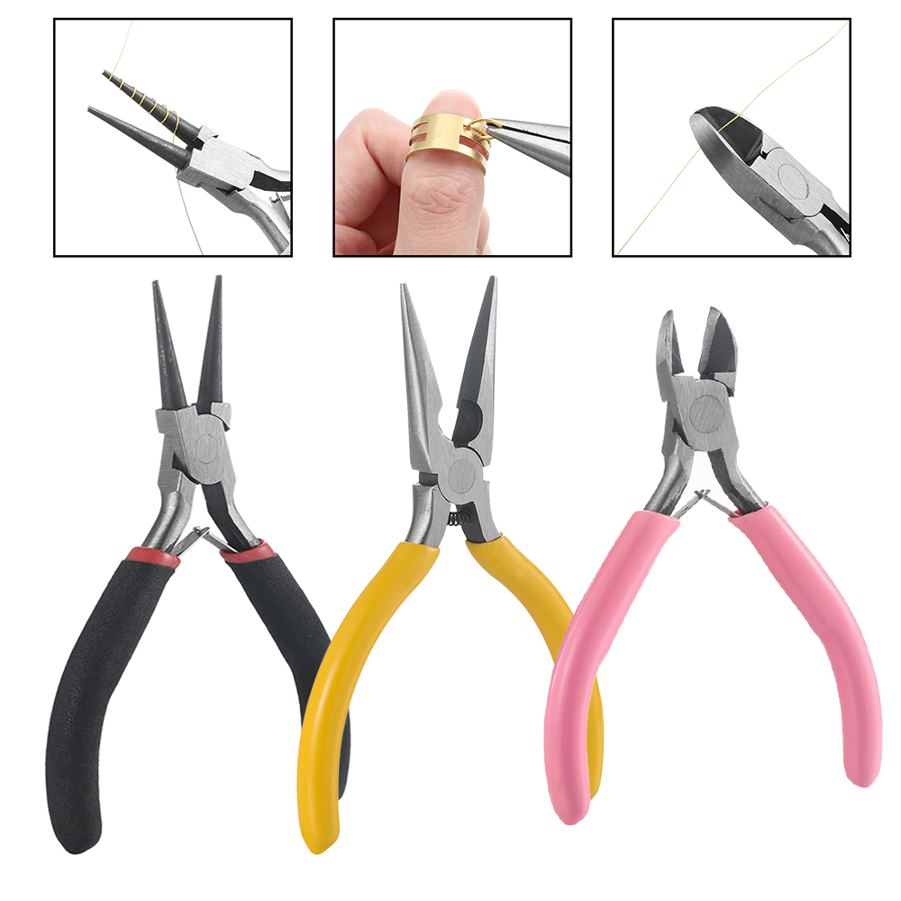 3pcs/Set 3 Styles Jewelry Plie - Jewelry Making Needle Nose Pliers recension och pris