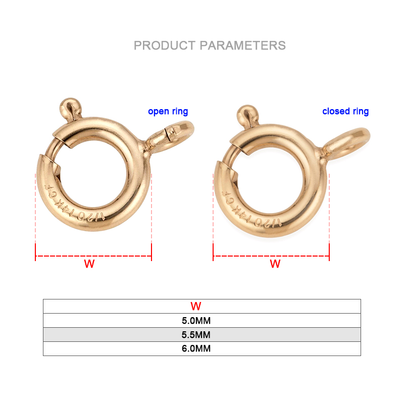 14K Gold Filled Spring Ring Cl - Jewelry Making Ideas recension och pris